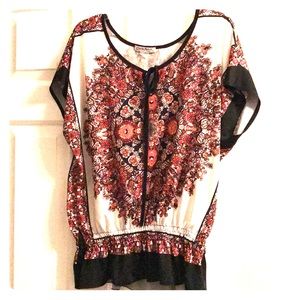 Stylish floral print shirt